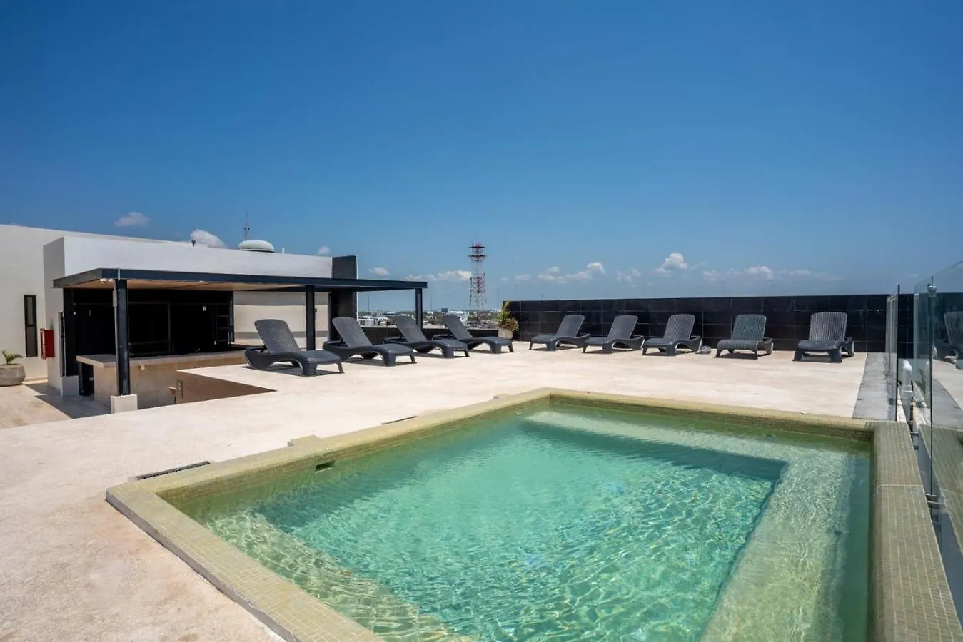 2Br Condo W/ Rooftop Oceanview & Centric Location 신데 델 카르멘
